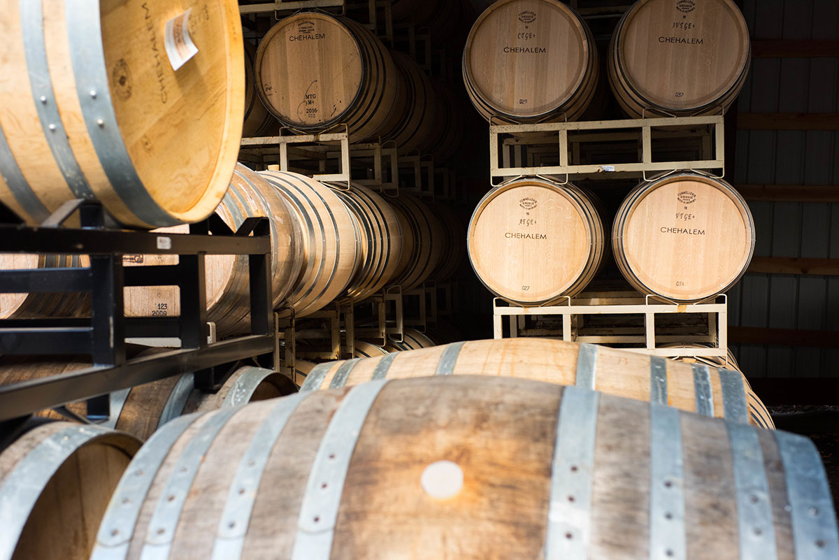 Oregon Wine Barrels Chehalem