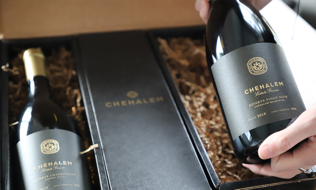 Corporate wine gifting services Chehalem wine