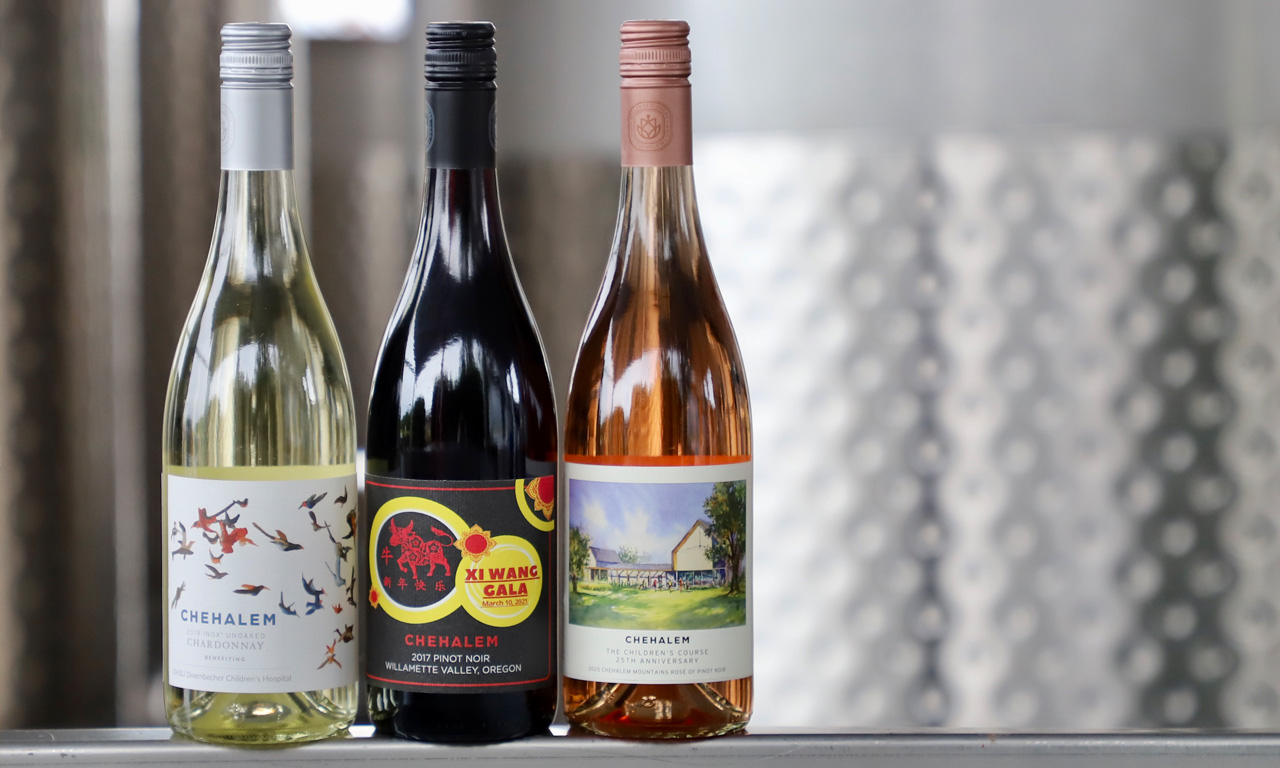 Custom wine labels for corporate gifts and events